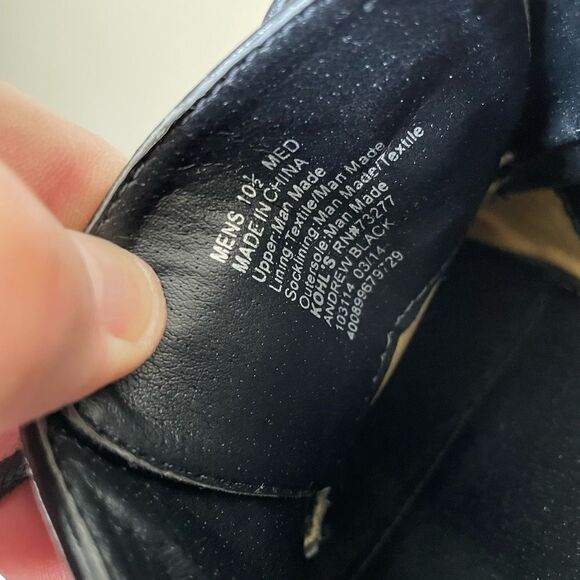 Apt. 9 Black Dress Shoes Size 10.5 EUC - Picture 8 of 8